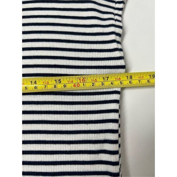 ROXY Black T-shirt Striped Maxi Dress Size 4 - Picture 8 of 14